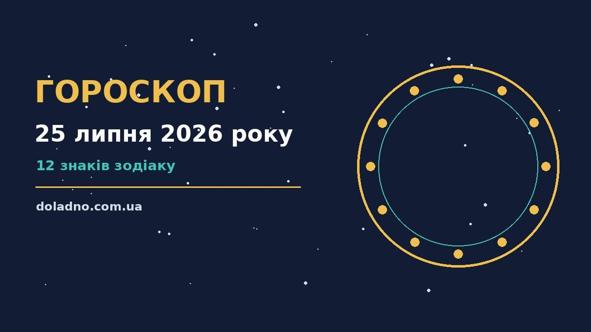 Зодіакальний фон із м'яким світлом для гороскопу на 25 липня 2026 року