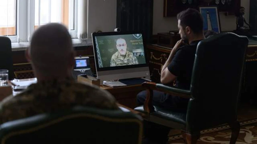 Зеленський під час зустрічі з Віктором Ніколюком