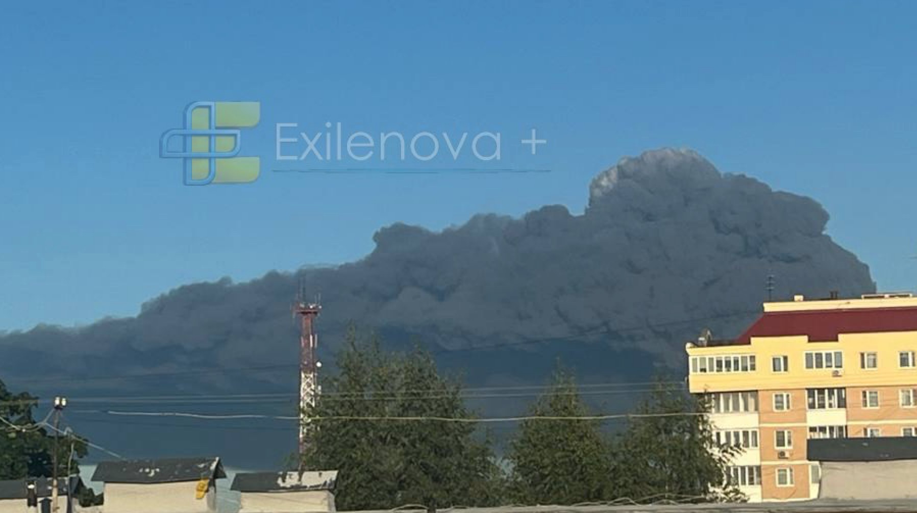 Пожежа на логістичному складі після атаки безпілотників