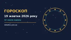 Гороскоп на 19 жовтня 2026 року: час рішень для всіх знаків про шанси та застереження